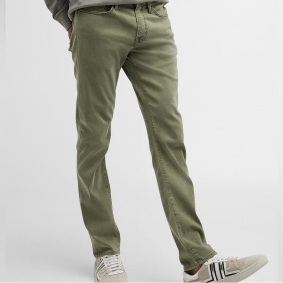 NEW Frame L'Homme Slim Fit Mid-Rise Moss Green Jeans Men’s Size 30